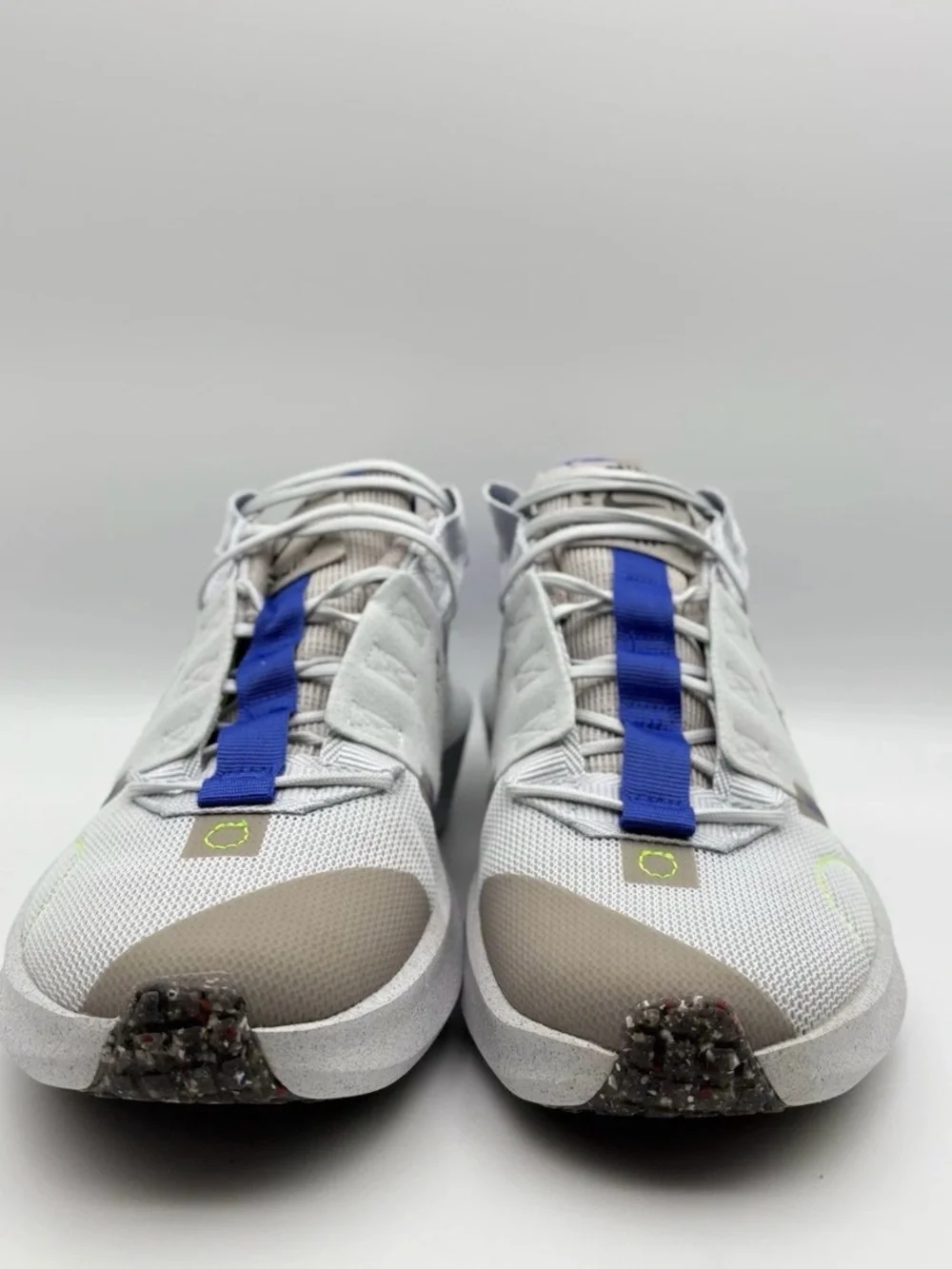 Nike Kids Sneakers - White, Green & Blue Accents